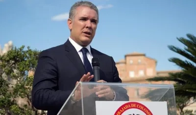 El presidente de Colombia, Iván Duque