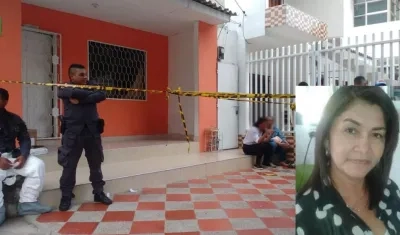 Lugar de los hechos y foto en vida de Carmen de Jesús Riccioli Castro.