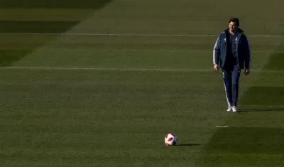 Santiago Solari, entrenador del Real Madrid. 