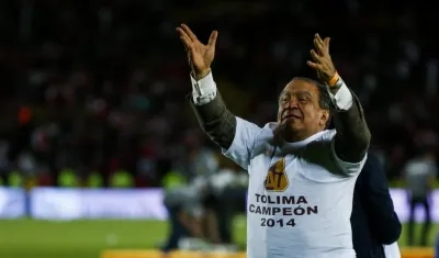Gabriel Camargo, presidente del Deportes Tolima. 