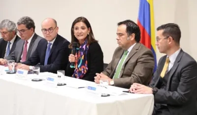 Ministra de Transporte, Ángela María Orozco, anunció el segundo pago por $627.000 millones de pesos por parte de la ANI a los bancos como acreedores y terceros de buena fe, del proyecto Ruta del Sol, sector 2.
