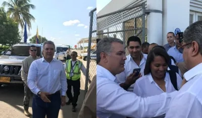 Presidente Duque analiza la seguridad en La Guajira.