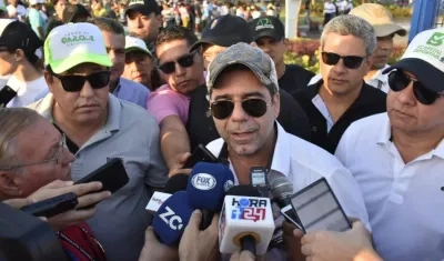 El Alcalde de Barranquilla Alejandro Char Chaljub