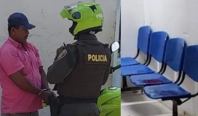 El hombre fue capturado por la Policía.