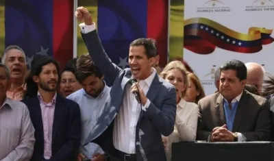 Juan Guaidó, presidente de la Asamblea Nacional.