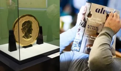 Uno de los implicados en el robo de la moneda de oro de 100 kilos durante el juicio.