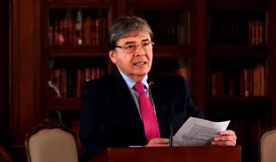 Carlos Holmes Trujillo, canciller colombiano.