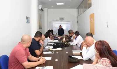 Consejo Académico de Uniatlántico reunido hoy para evaluar la situación