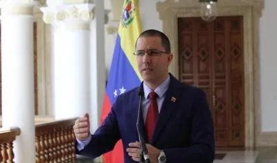  Jorge Arreaza, canciller de Venezuela.