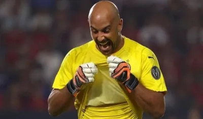 Pepe Reina, arquero del AC Milan. 