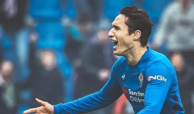 Federico Chiesa anotó los dos goles del triunfo de la Fiorentina. 