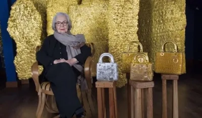 La artista plástica Olga Amaral. 