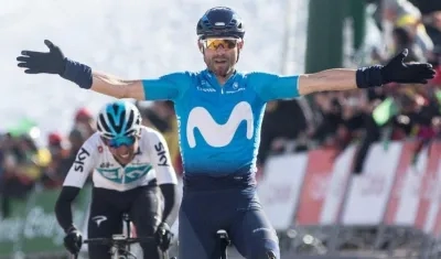 El ciclista español Alejandro Valverde.