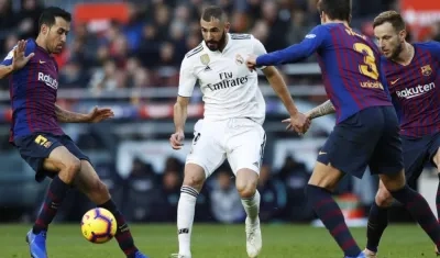 Imagen del último clásico español.