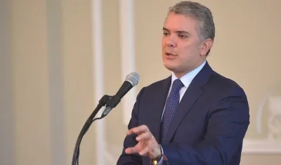 El Presidente de la República, Iván Duque.