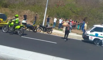 Lugar donde fue hallado el anciano.