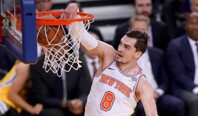 Enes Kanter, basquetbolista de los Knicks de Nueva York. 