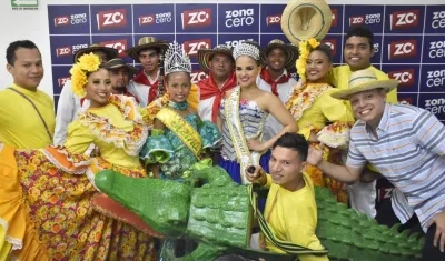 Comitiva del Festival del Caimán visitó Zona Cero.