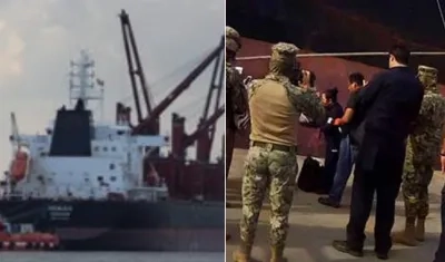 El buque zarpó de Barranquilla y tenía como destino Nueva Orleans.