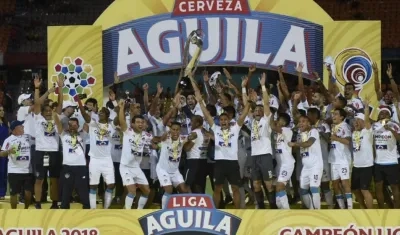 Junior, campeón de la Liga Águila 2018-II. 