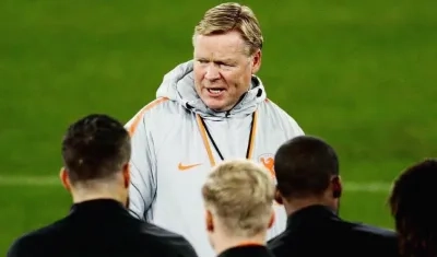 Ronald Koeman, técnico holandés y exjugador del Barcelona. 