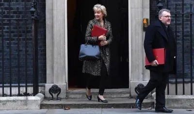 La líder conservadora de la cámara baja, Andrea Leadsom.