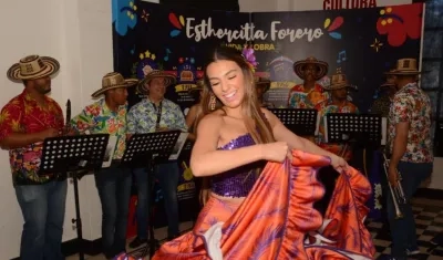 La Reina del Carnaval de Barranquilla Carolina Segebre Abudinen.