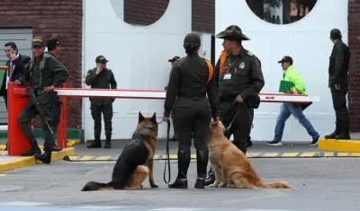 El atentado en la Escuela de Policía General Francisco de Paula