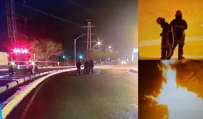 Escape de gas en la calle 30 con la avenida Circunvalar.