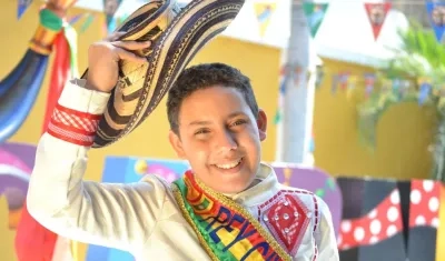 Juan Sebastián Prieto, Rey Cívico Infantil.