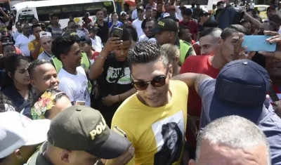 Teófilo Gutiérrez, delantero de Junior. 