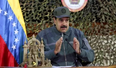 El Presidente de Venezuela, Nicolás Maduro.