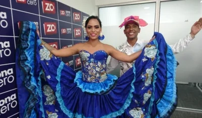 Reyes Centrales el Carnaval Gay del Atlántico Yiswall Escárraga y Jonatan Gamarra Castilla.