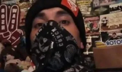 Ricardo Andrés Carvajal, capturado por atentado en Bogotá.