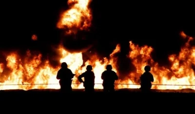 Lugar de la explosión.