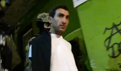 Ricardo Andrés Carvajal Salgar, único capturado por el carro bomba en la Escuela General Santander, que dejó 21 muertos.