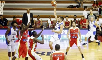 Acción del partido. 