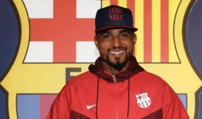 El delantero germano-ghanés Kevin-Prince Boateng.