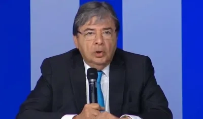 Canciller colombiano Carlos Holmes Trujillo.