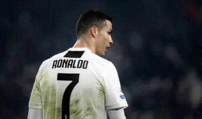 Cristiano Ronaldo, delantero portugués, de la Juventus.  