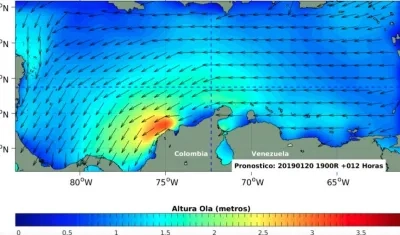 Pronóstico de la Dimar.