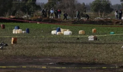 Lugar de la explosión.