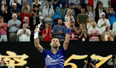 Novak Djokovic, tenista serbio. 