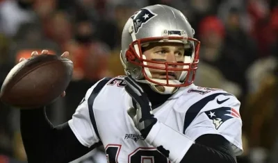 Tom Brady, quarterback de los Patriotas de Nueva Inglaterra. 