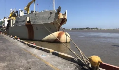 La mejoría se logró gracias al trabajo de emergencia de la draga De Bougainville.