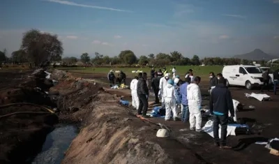 Lugar de la explosión.