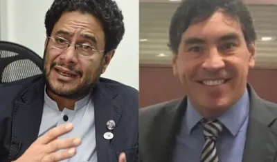 Iván Cepeda y Álvaro Hernán Prada.