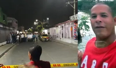 Lugar de los hechos en Bellarena. y el padre de la menor herido.