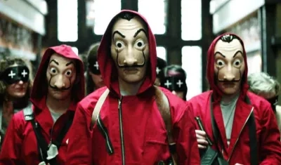 Imagen de la serie 'Casa de papel'.