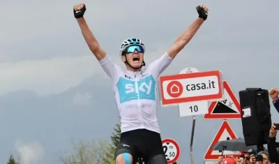 Chris Froome, ciclista británico. 